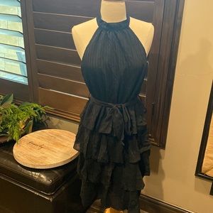 Cupshe 3 tier black dress